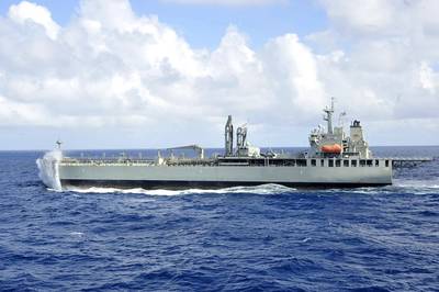 File photo: Australian replenishment tanker HMAS Sirius (Photo: Matthew M. Bradley / U.S. Navy)
